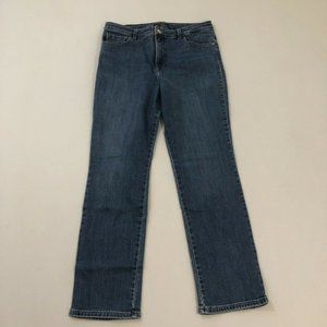 Lee Jeans Women's 32 Blue Relaxed Fit DenimStraight Leg High Rise Size 32X29